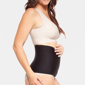 Belly Bandit Viscose from Bamboo Belly Wrap (Med) & Belly Wrap Extender, Black